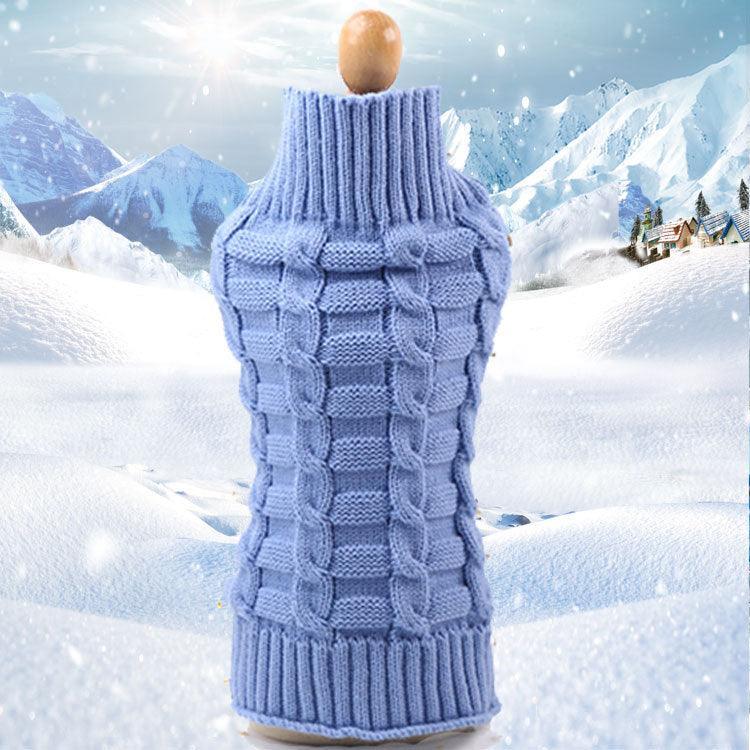 Cozy Cashmere Knit Pet Sweater - Stylish Dog Clothes For Your Furry Friend