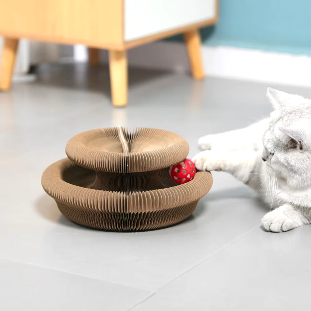 PurrfectScratch Magic Organ Cat Scratching Board – Interactive Claw Grinder & Fun Toy for Cats